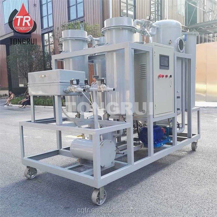 Demulsification turbine oil filter